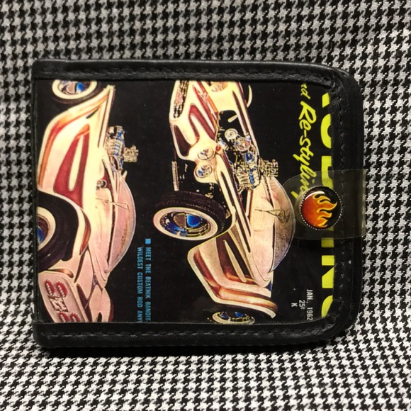 Vintage Handbags - Vintage Hot Rod Wallet